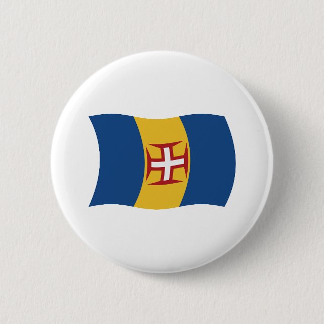 Madeira Flag Button (Front)