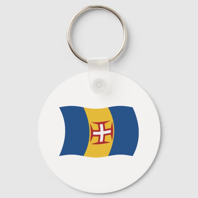 Madeira Flag Keychain (Front)