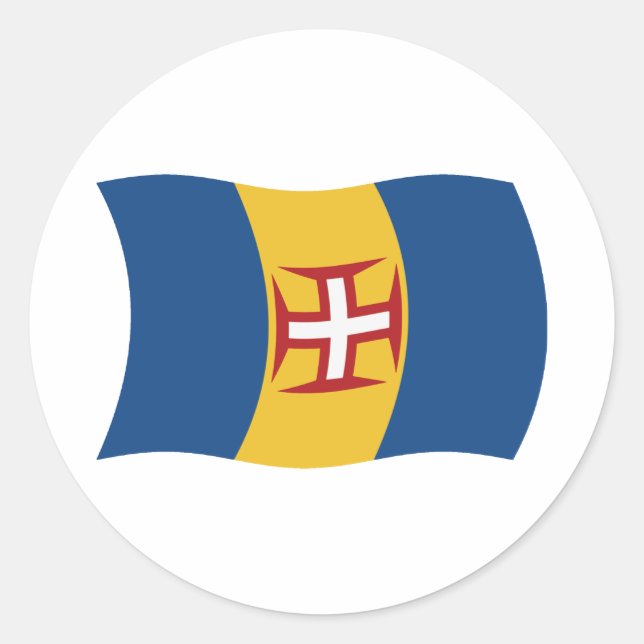 Madeira Flag Sticker (Front)