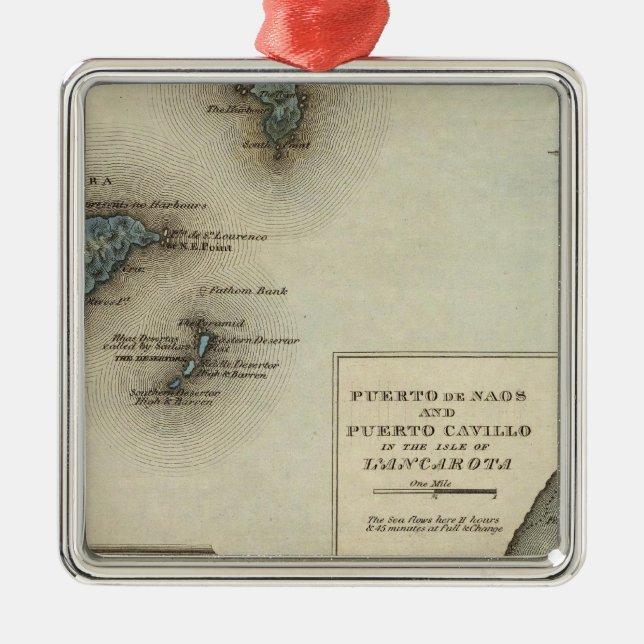 Madeira Ids Metal Ornament (Front)