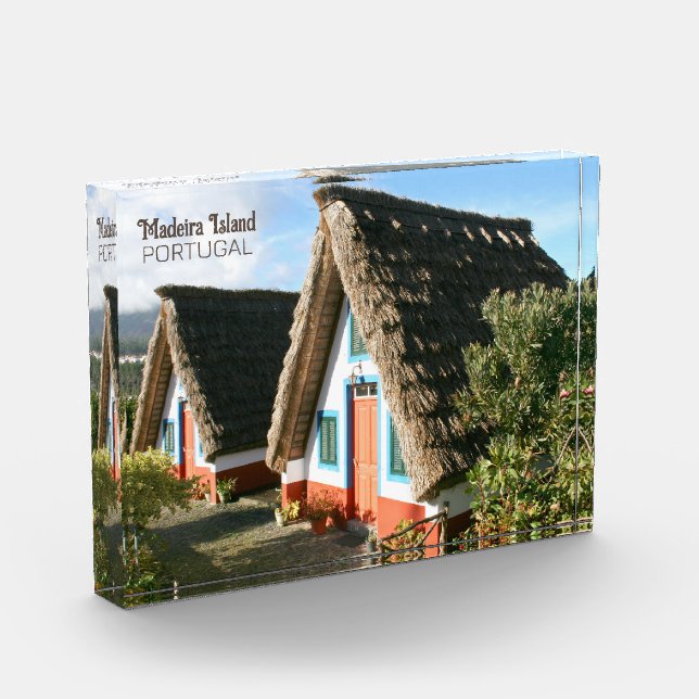 Madeira Island photo with Typical Houses, Portugal Block (Left)