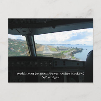 Madeira Island, World's Most Dangerous Airports... Postcard