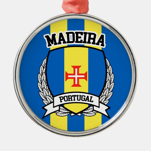 Madeira Metal Tree Decoration (Front)