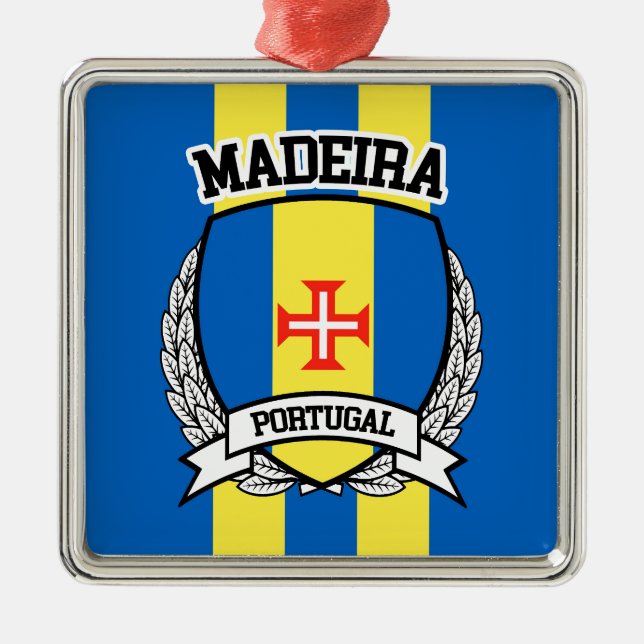Madeira Metal Tree Decoration (Front)