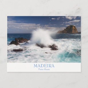 Madeira - Porto Moniz postcard with text