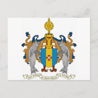 Madeira (Portugal) Coat of Arms Postcard