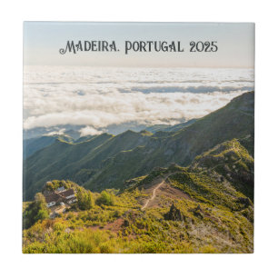 Madeira Portugal Personalized Travel Memory Ceramic Tile