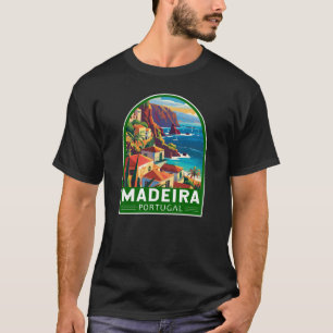 Madeira Portugal Travel Art Vintage T-Shirt