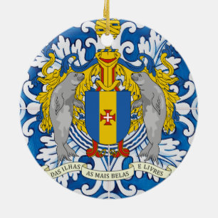 Madeira Portuguese folk music Ceramic Ornament