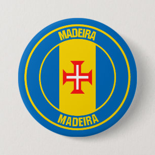 Madeira Round Emblem 7.5 Cm Round Badge