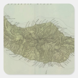 Madeira Square Sticker