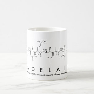 Madelaine peptide name mug