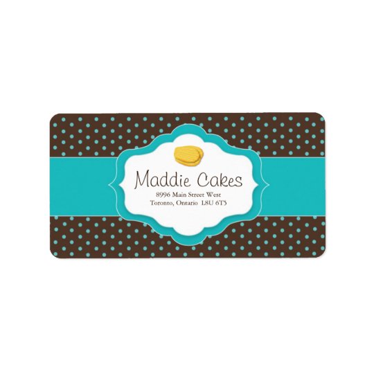 Madeleine Cookies Address Labels