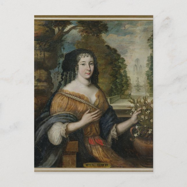 Madeleine de Scudery Postcard (Front)