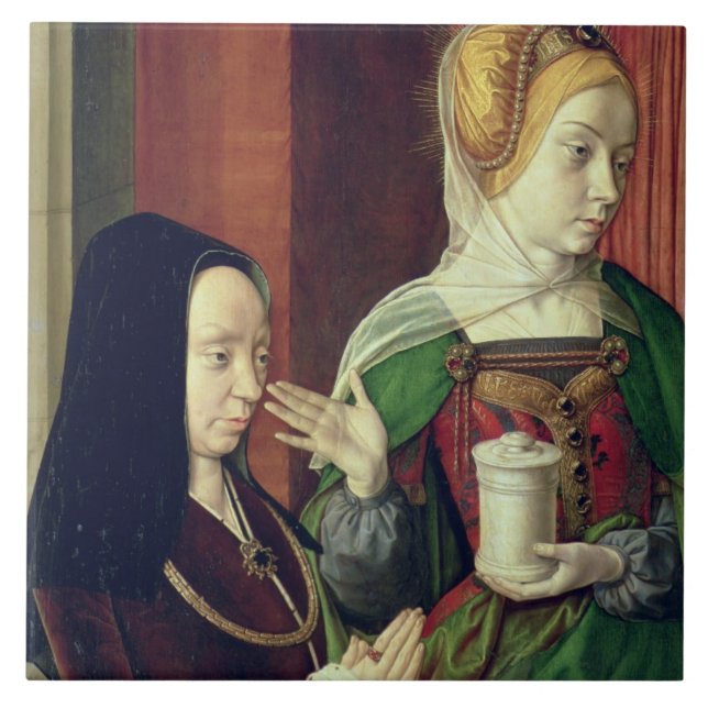 Madeleine of Bourgogne presented by St. Mary Magda Tile (Front)