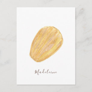 Madeleine watercolor postcard
