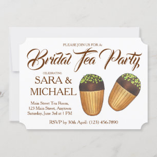 Madeleines Bridal Wedding Shower Tea Party Invitation