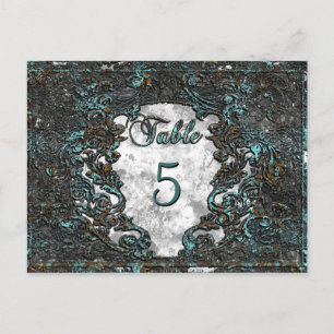 Madelina Rupert  Victorian Table Number Card