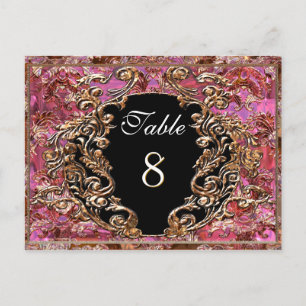 Madelina Victorian Table Number Card