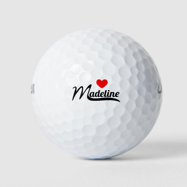 Madeline Golf Balls (Front)