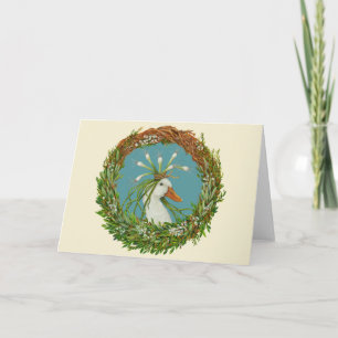 Madeline in wreath card