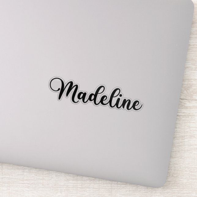 Madeline Name - Handwritten Calligraphy (Detail)