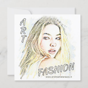 Madelyn Fashion Art    Card