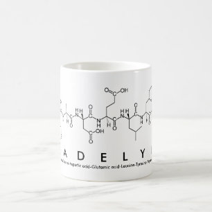 Madelyn peptide name mug