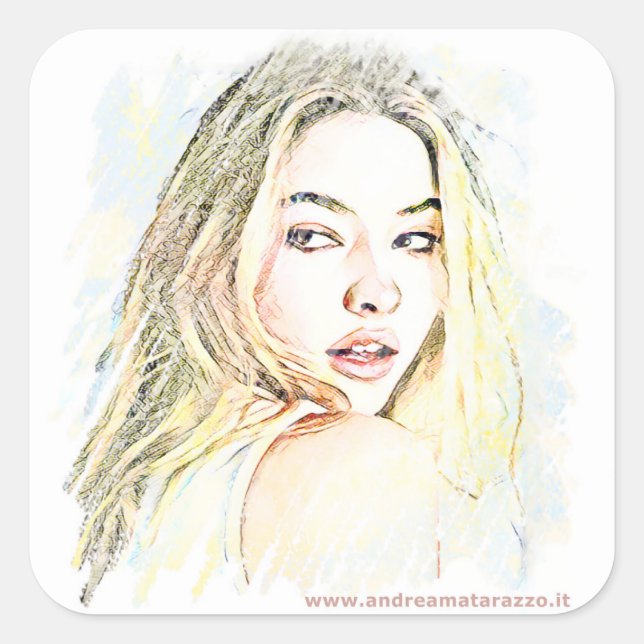 Madelyn   square sticker (Front)