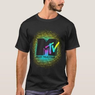 Mademark x MTV - Negative Space Vapour Wave Half T T-Shirt