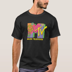 Mademark x MTV - The official MTV Logo with peace T-Shirt