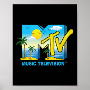Mademark X Mtv - The Official Mtv Logo With Sunny Poster