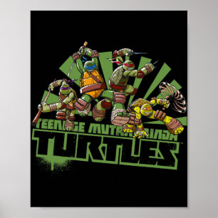 Mademark X - - Original Tmnt New Series Team Poster
