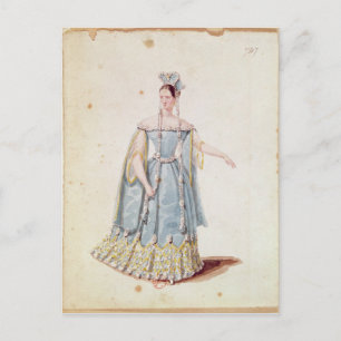 Mademoiselle Georges in 'Isabeau de Baviere' Postcard