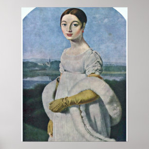 Mademoiselle Riviere by Jean Auguste Ingres Poster