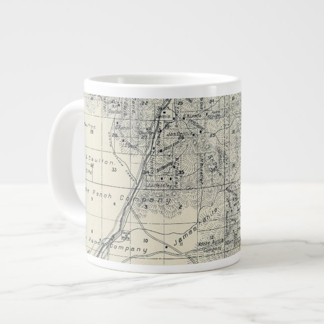 Madera County, California 10 Large Coffee Mug (Front Left)