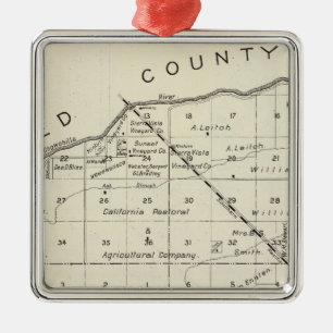 Madera County, California 2 Metal Ornament