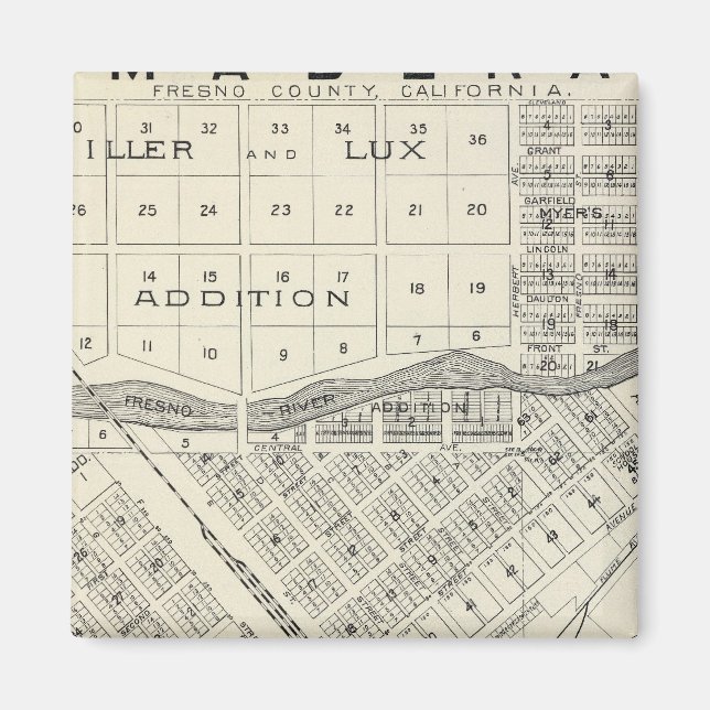 Madera County, California 3 Magnet (Front)