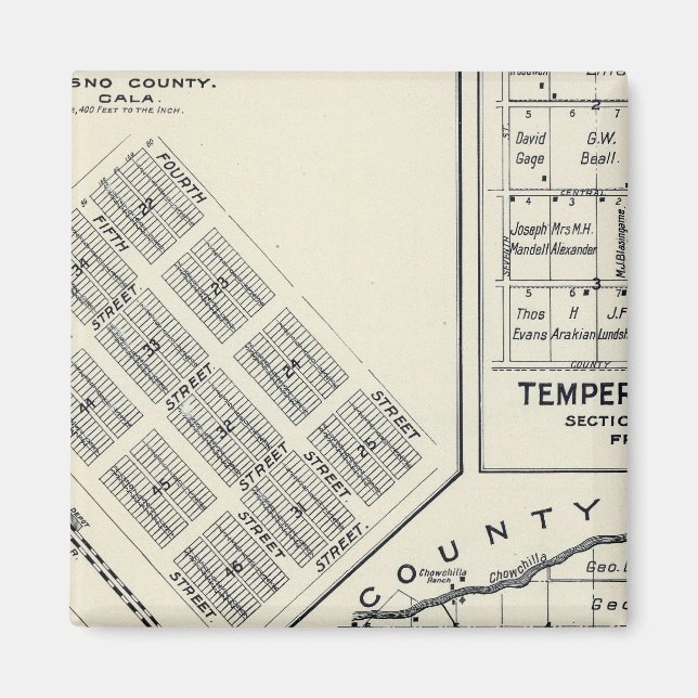 Madera County, California 3 Magnet (Front)