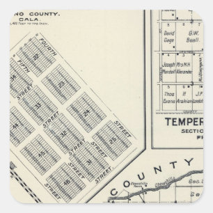 Madera County, California 3 Square Sticker