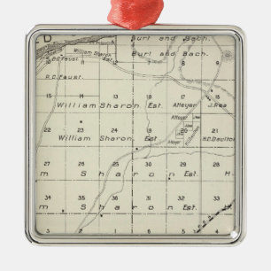 Madera County, California 5 Metal Ornament