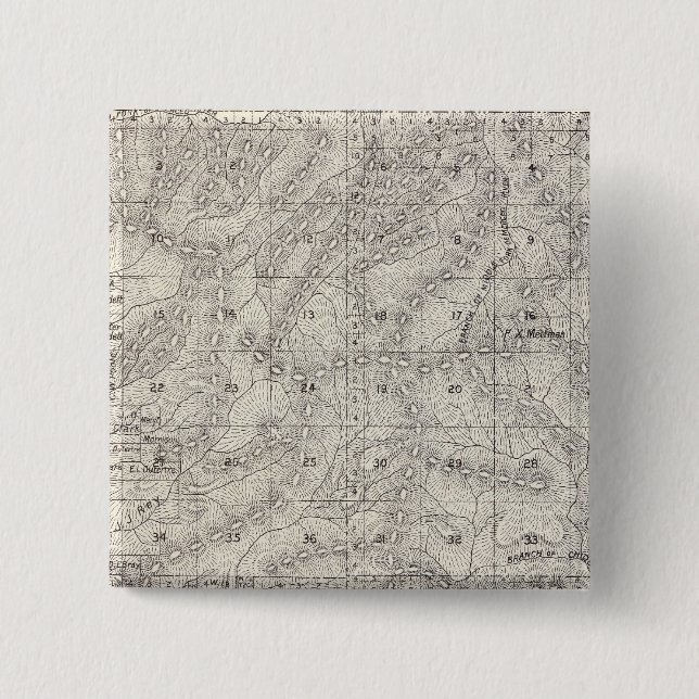 Madera County, California 7 15 Cm Square Badge (Front)