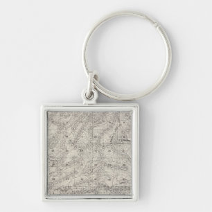 Madera County, California 7 Key Ring