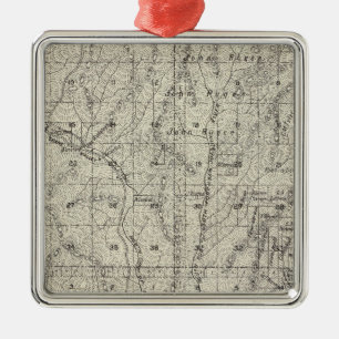 Madera County, California 8 Metal Ornament