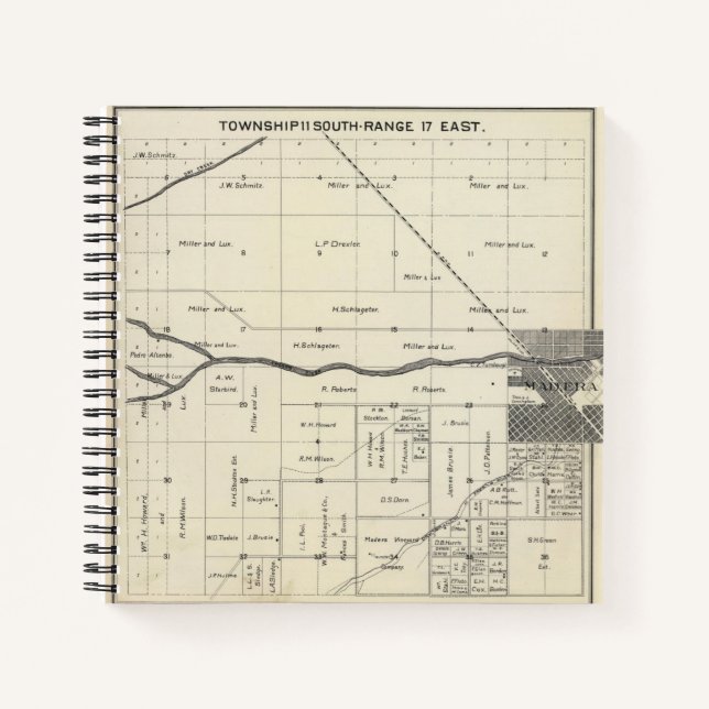 Madera County, California 9 Notebook (Front)