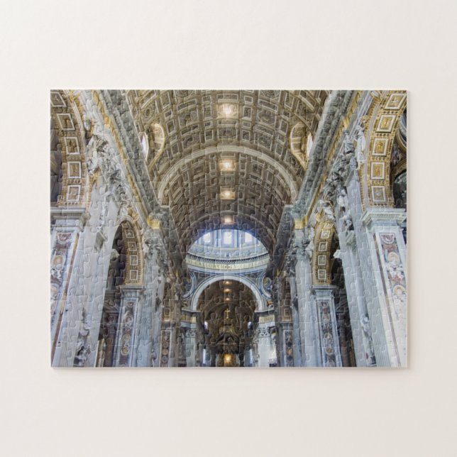 Maderno's Nave Jigsaw Puzzle (Horizontal)