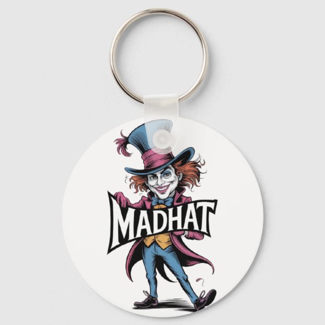 Madhat Key Ring (Front)