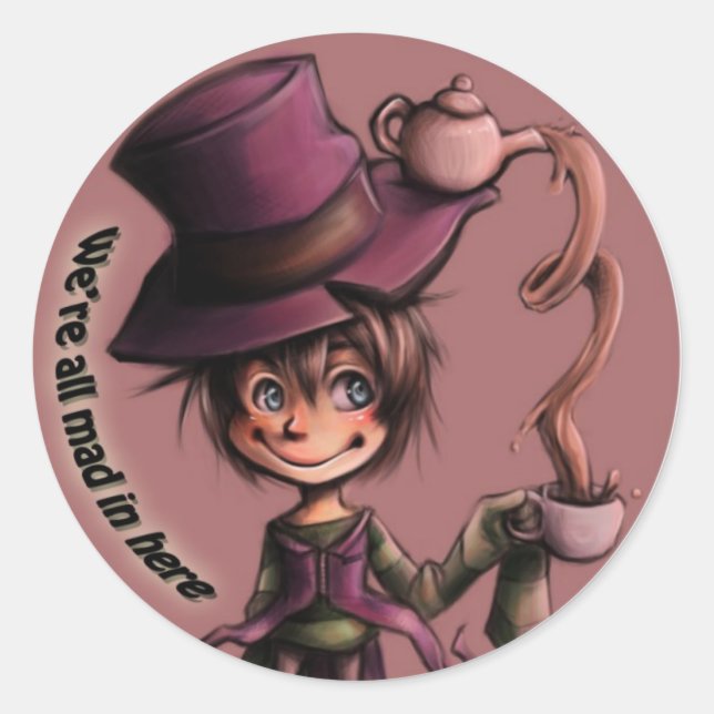 madhatter sticker (Front)