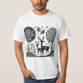 Madhubani deer  T-Shirt