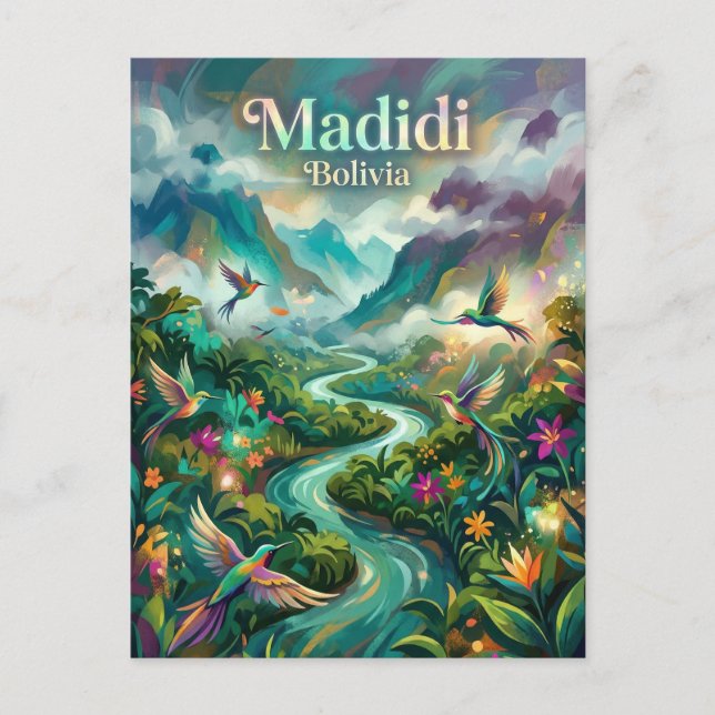 Madidi National Park Bolivia Postcard (Front)